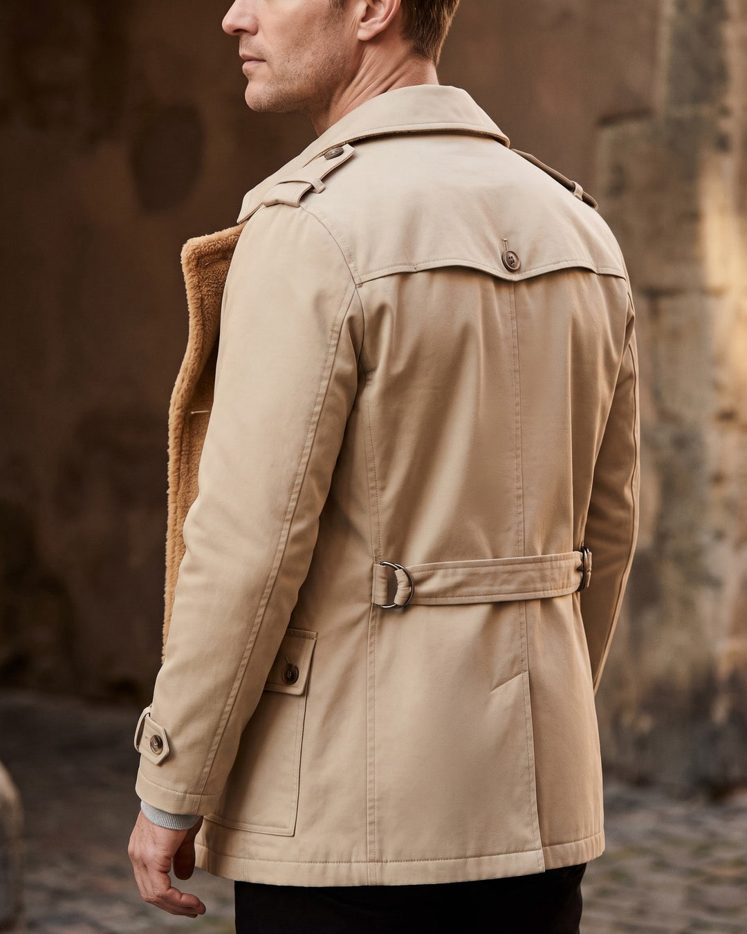 Cesare Cotton Trench Coat