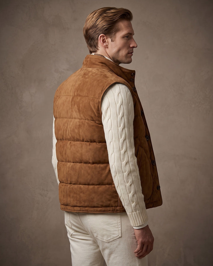 Manuel Quilted Reversible Vest