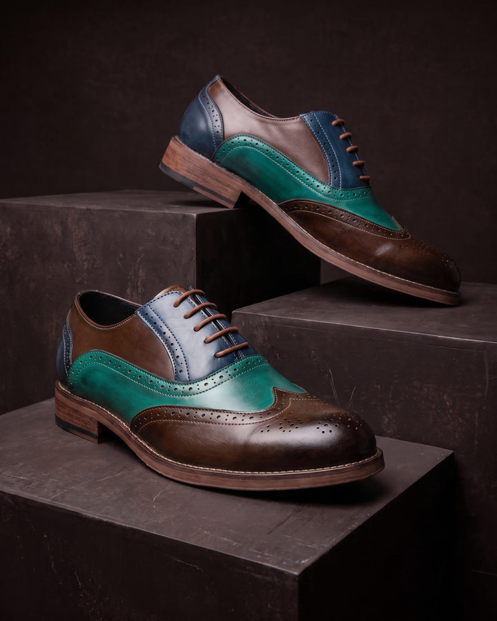 Simone Leather Wingtip Brogue Oxford