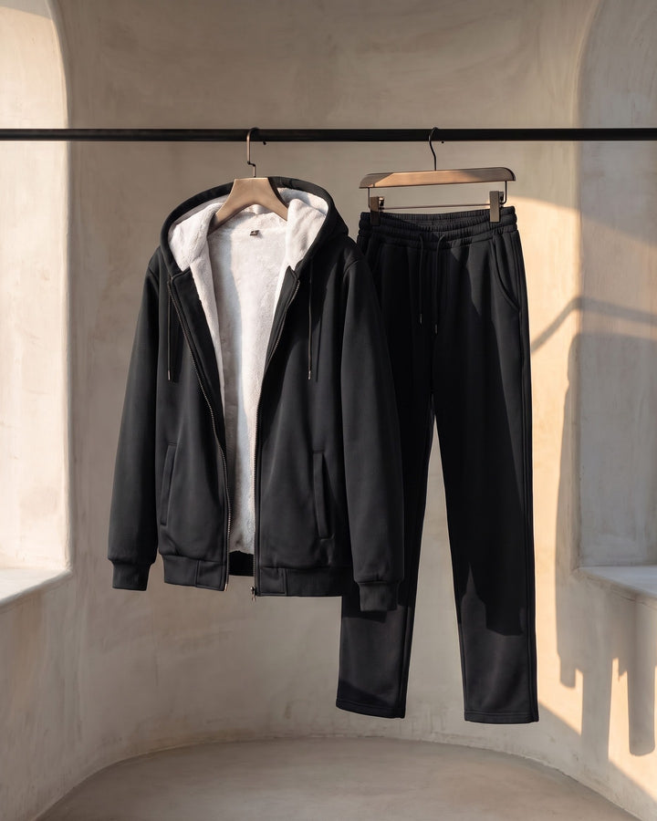 Alonso Sherpa-Lined Tracksuit Set