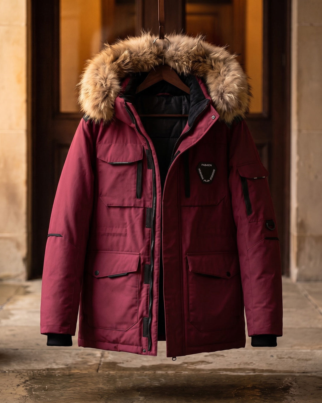 Francesco Fur-Trimmed Parka Jacket