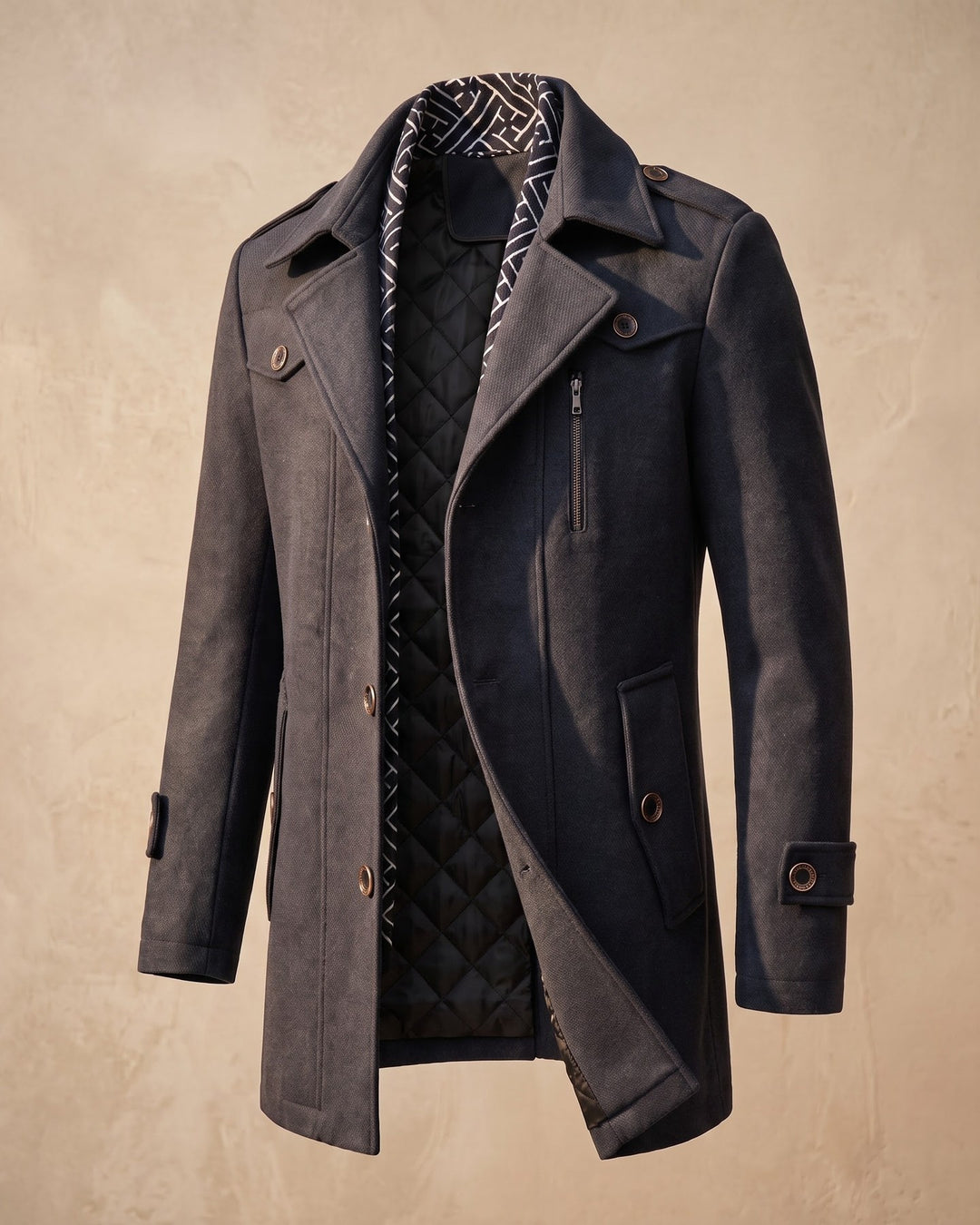 Dario Wool Overcoat