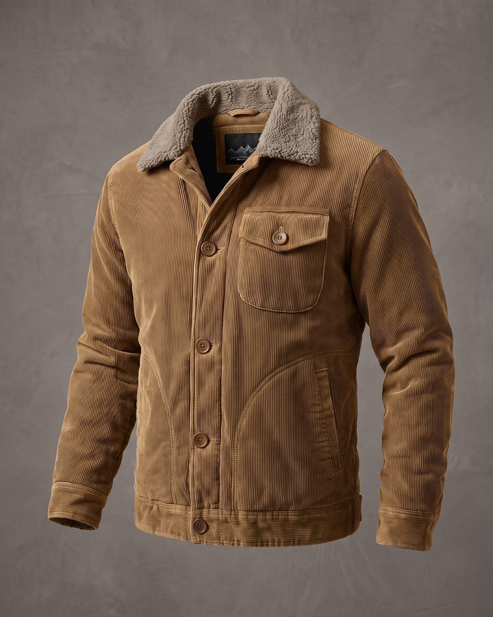 Ludovico Corduroy Sherpa-Collar Jacket
