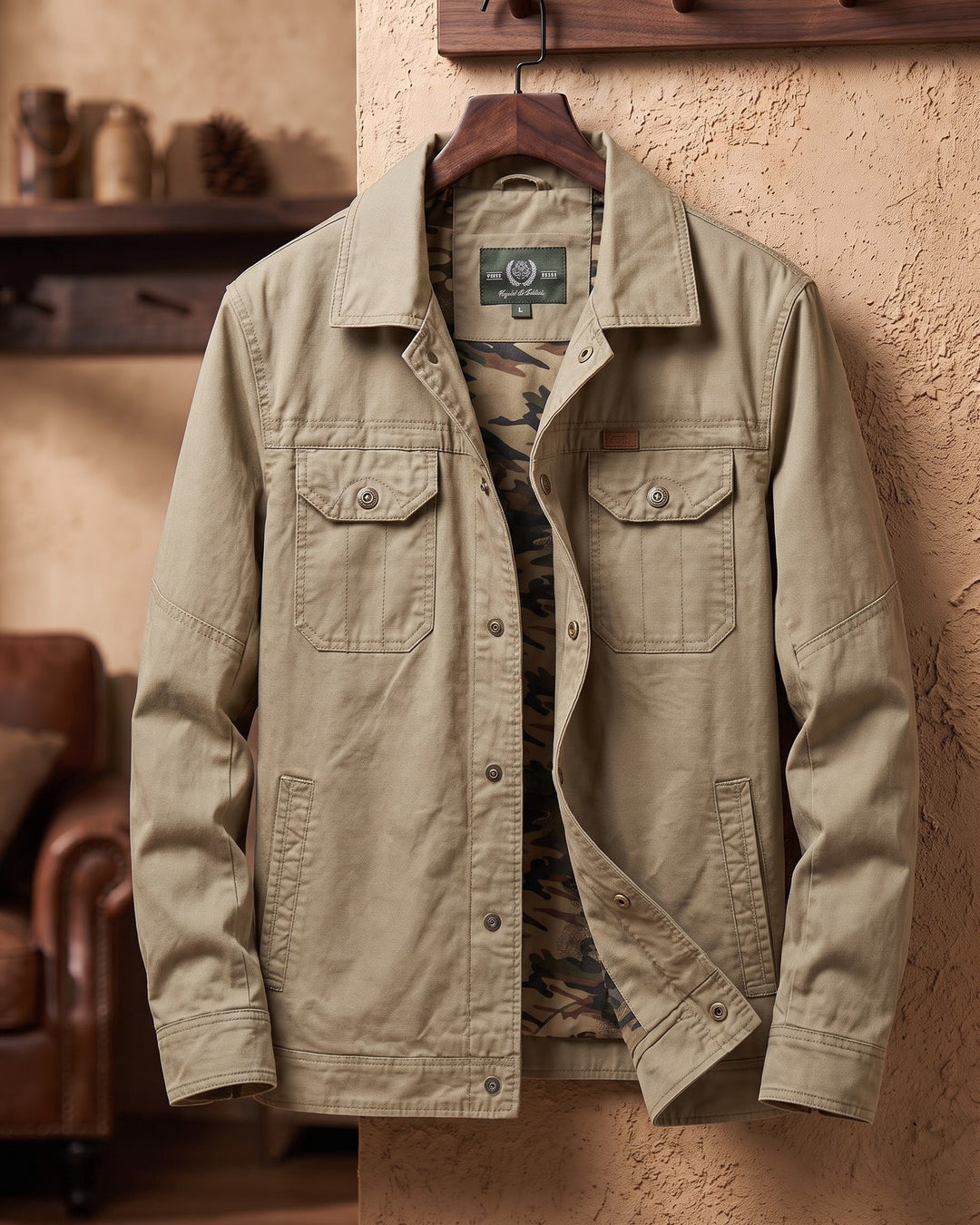 Tiberio Cotton Trucker Jacket