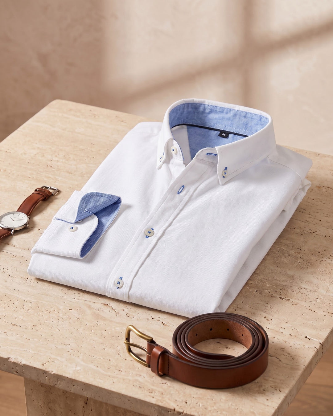 Domenico Cotton Button-Down Shirt