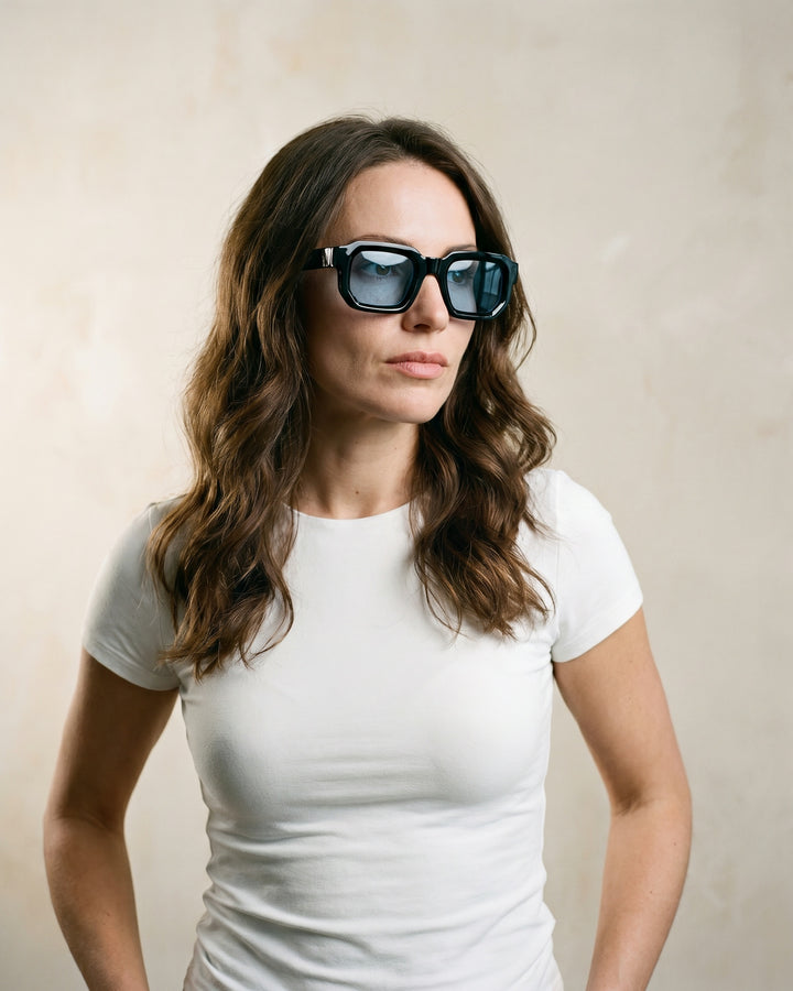 Lucio Square-Frame Sunglasses