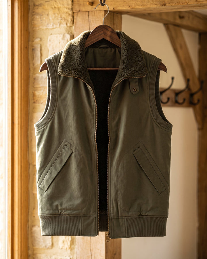Aldo Cotton Sherpa-Collar Vest