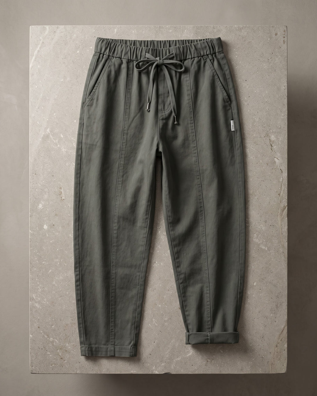 Virgilio Cotton Drawstring Trousers