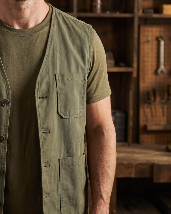 Severino Cotton Utility Vest