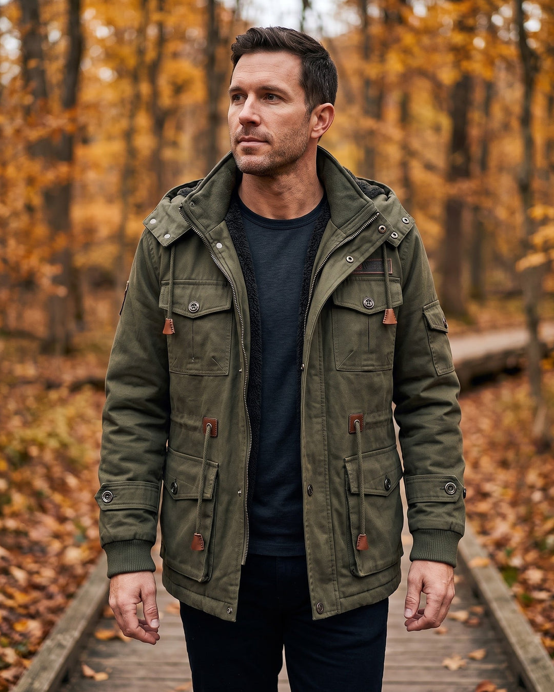 Oscar Cotton Military Jacket