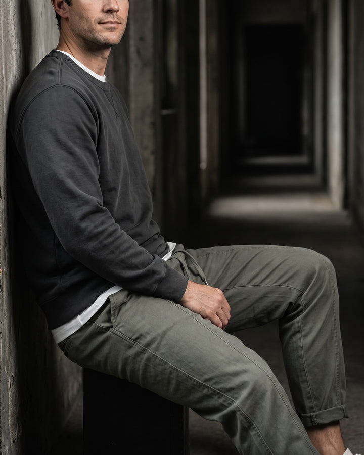 Virgilio Cotton Drawstring Trousers
