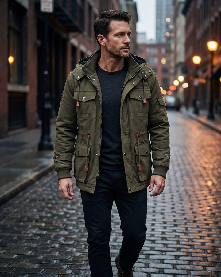 Oscar Cotton Military Jacket