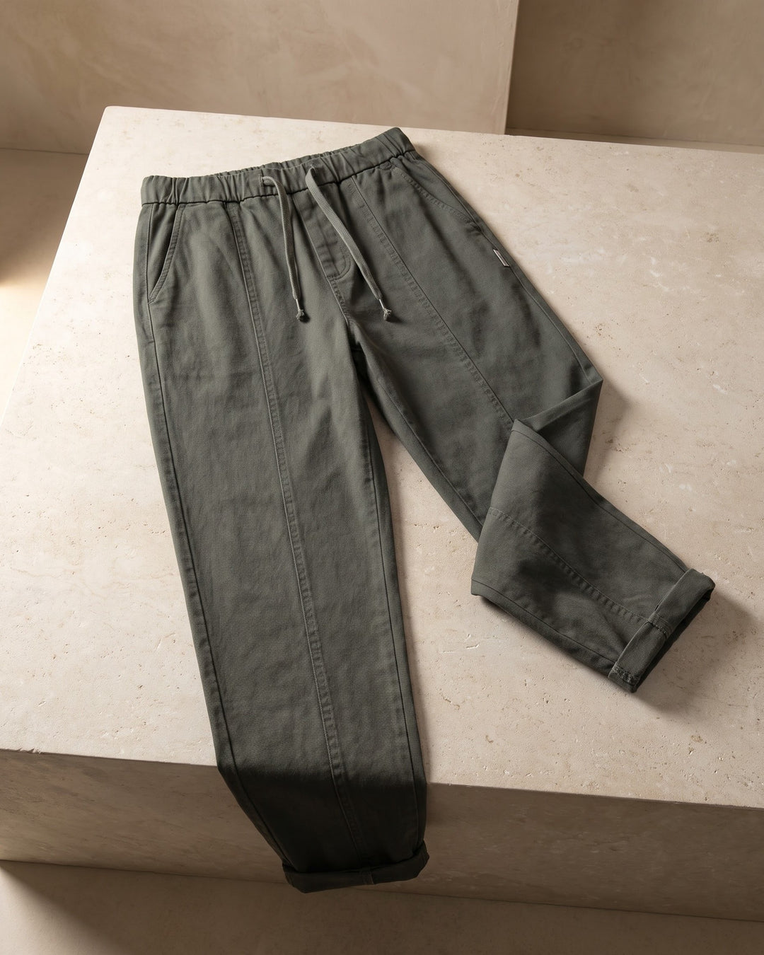 Virgilio Cotton Drawstring Trousers