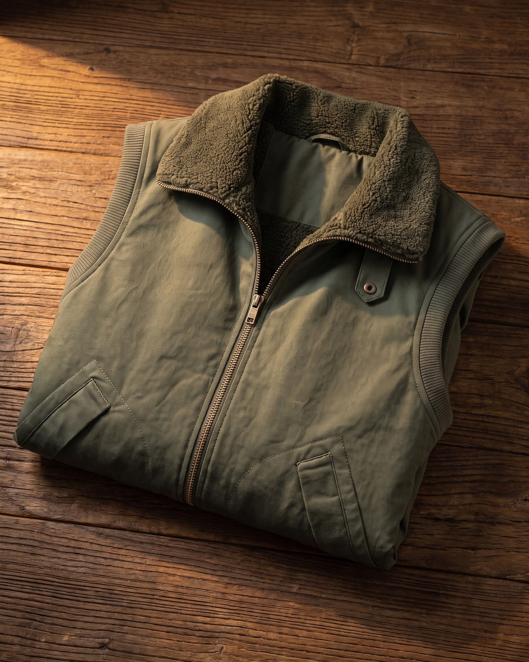 Aldo Cotton Sherpa-Collar Vest