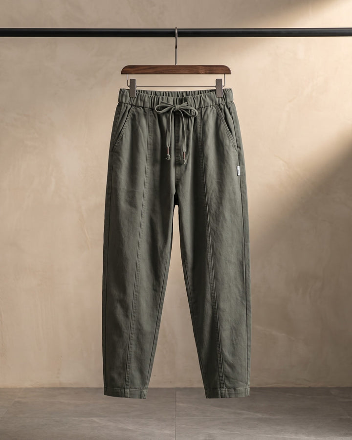 Virgilio Cotton Drawstring Trousers