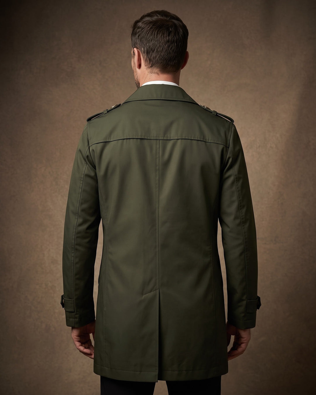 Maurizio Cotton Trench Coat