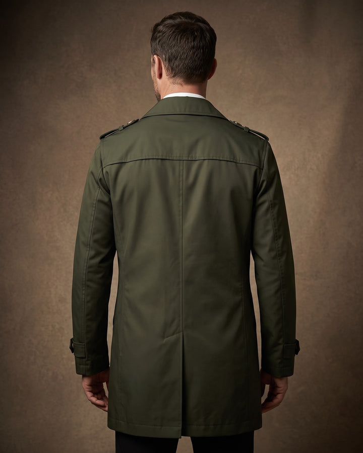 Maurizio Cotton Trench Coat