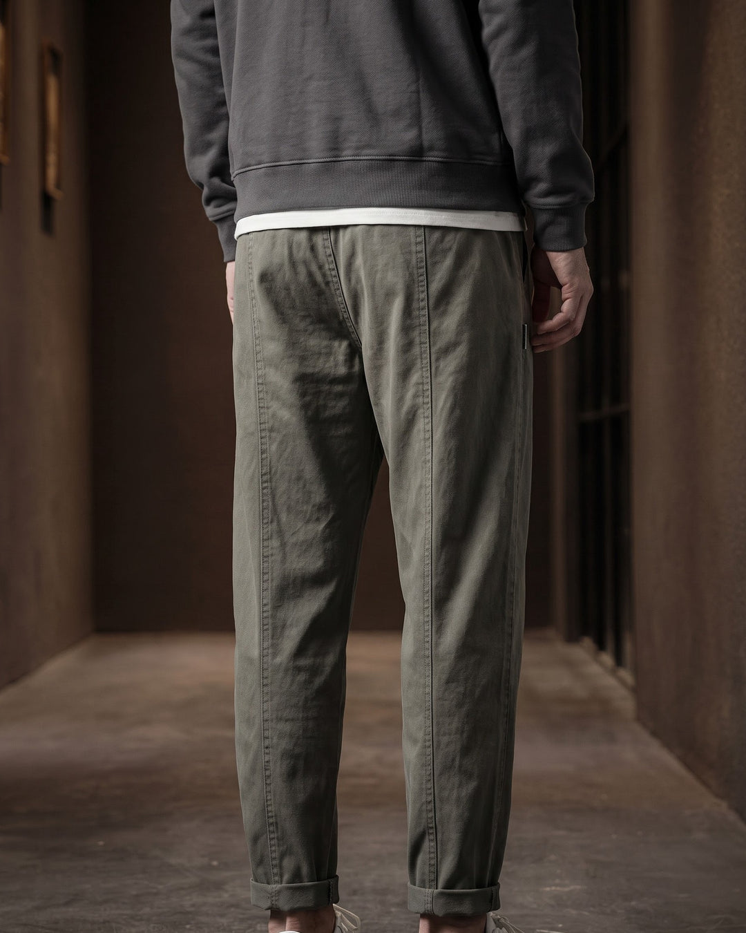 Virgilio Cotton Drawstring Trousers