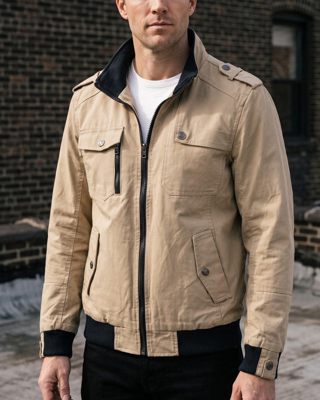 Nicola Cotton Bomber Jacket