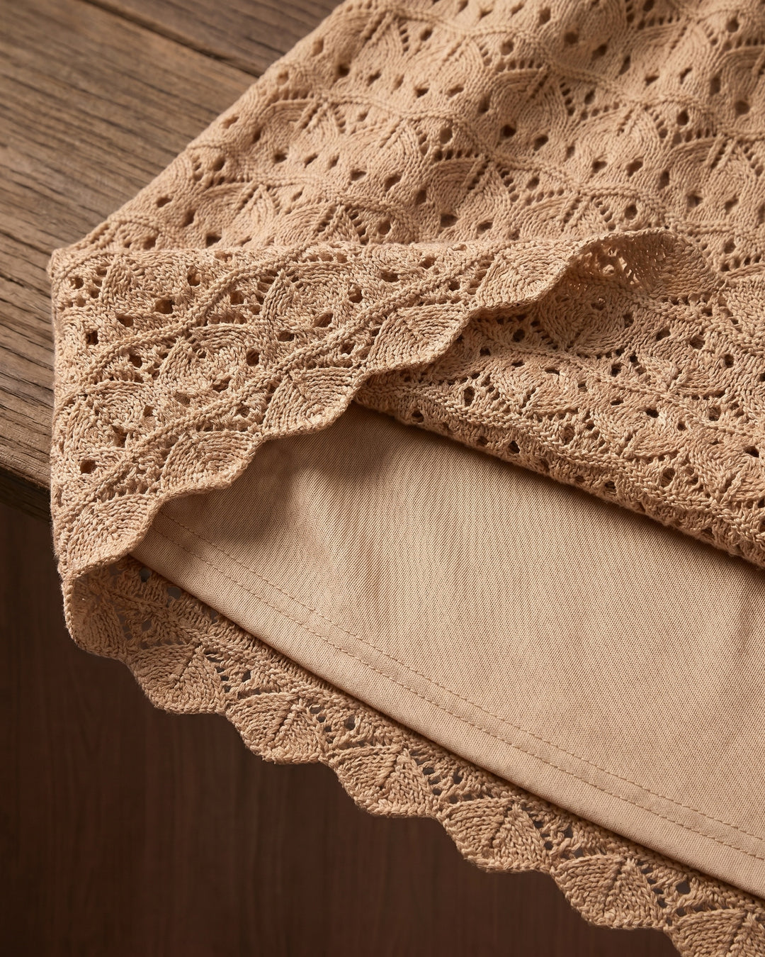 Romina Open-Knit Mini Dress