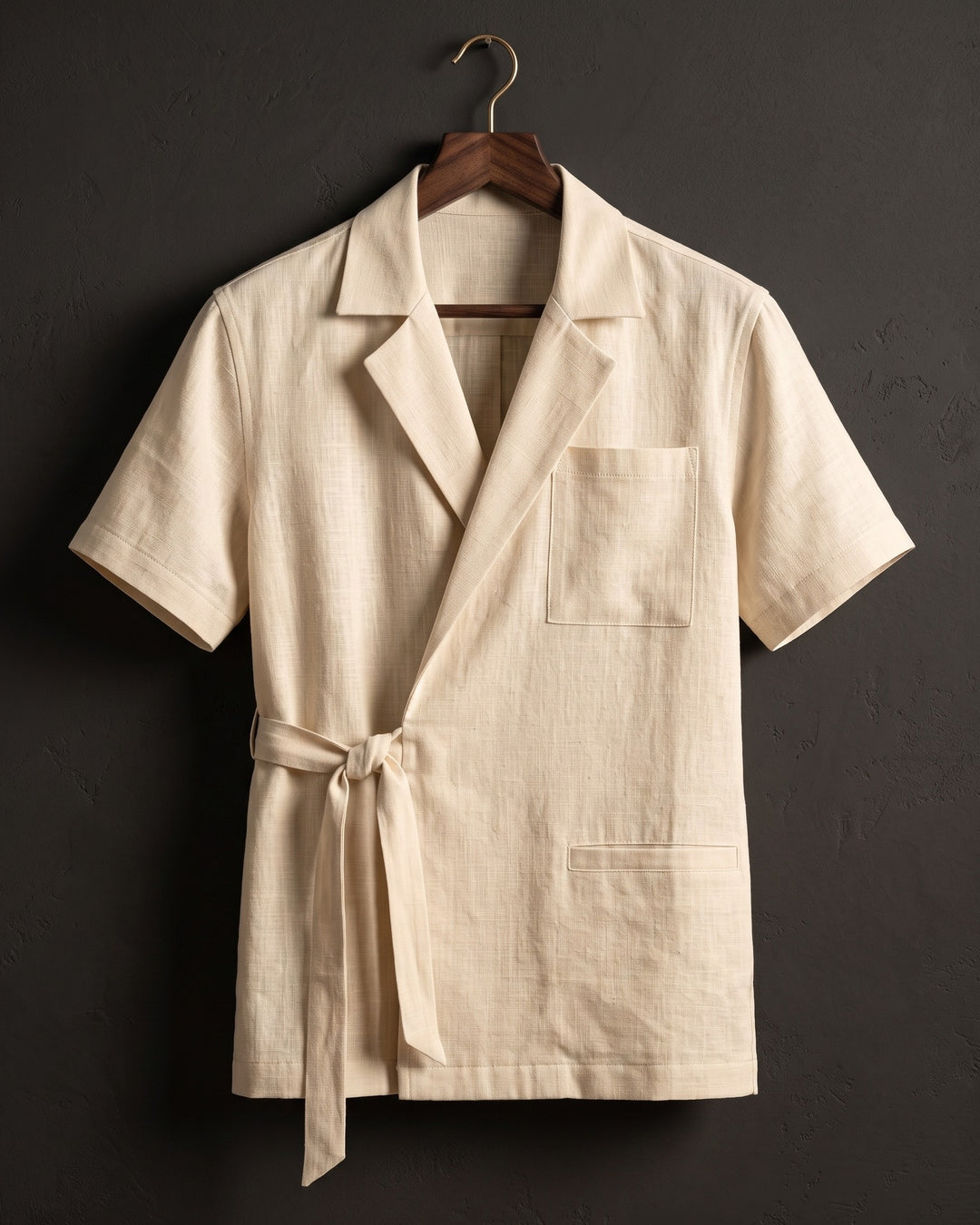 Massimo Linen Wrap Shirt