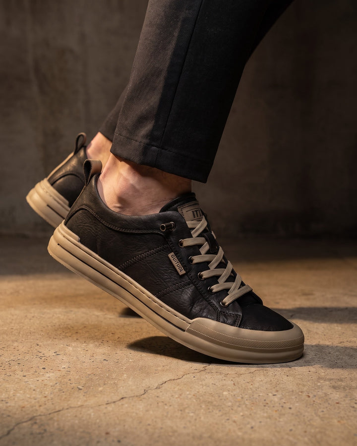 Pasquale Leather Low-Top Sneaker