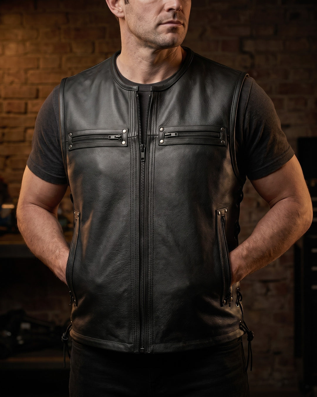 Virgilio Zip-Front Vest
