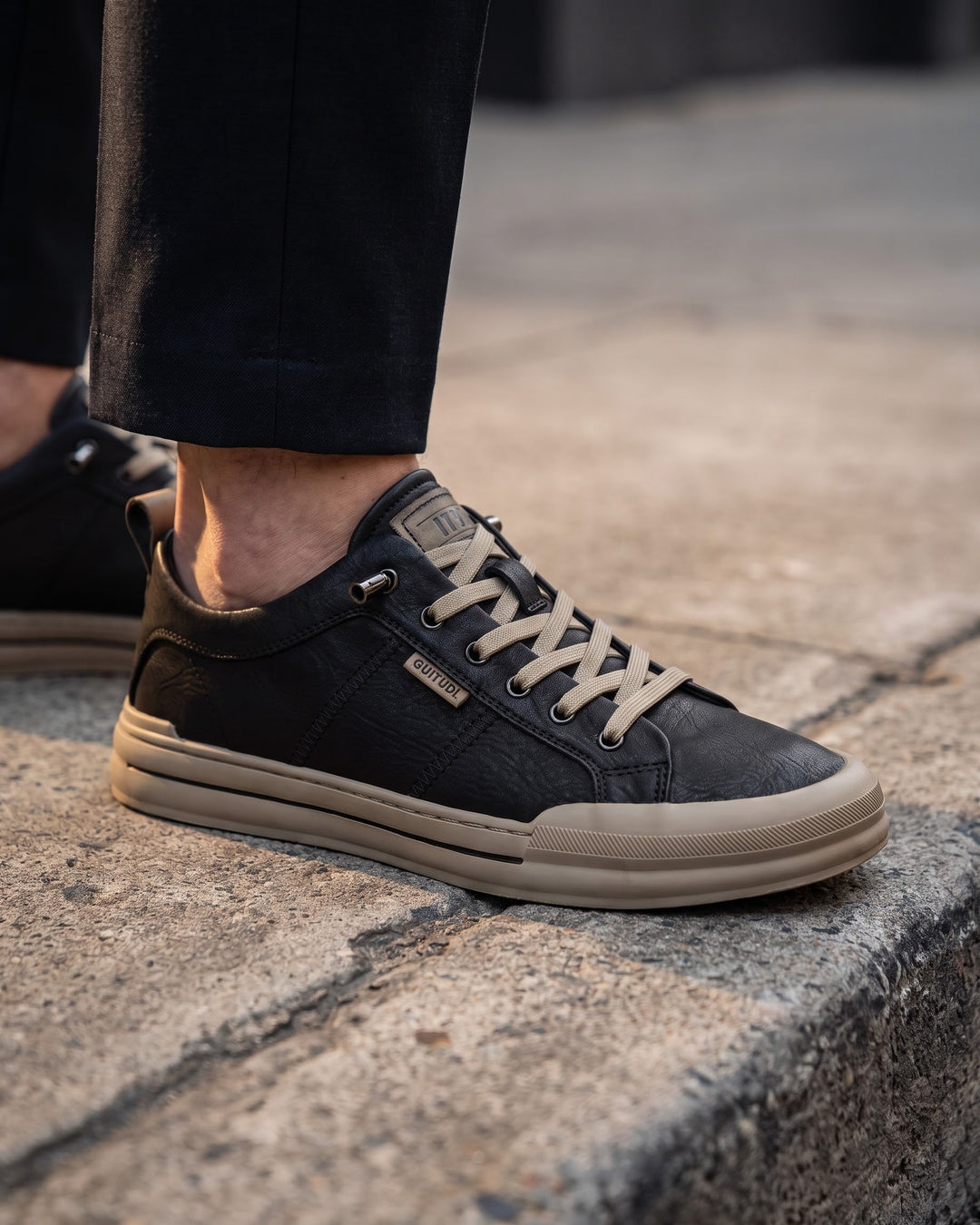 Pasquale Leather Low-Top Sneaker