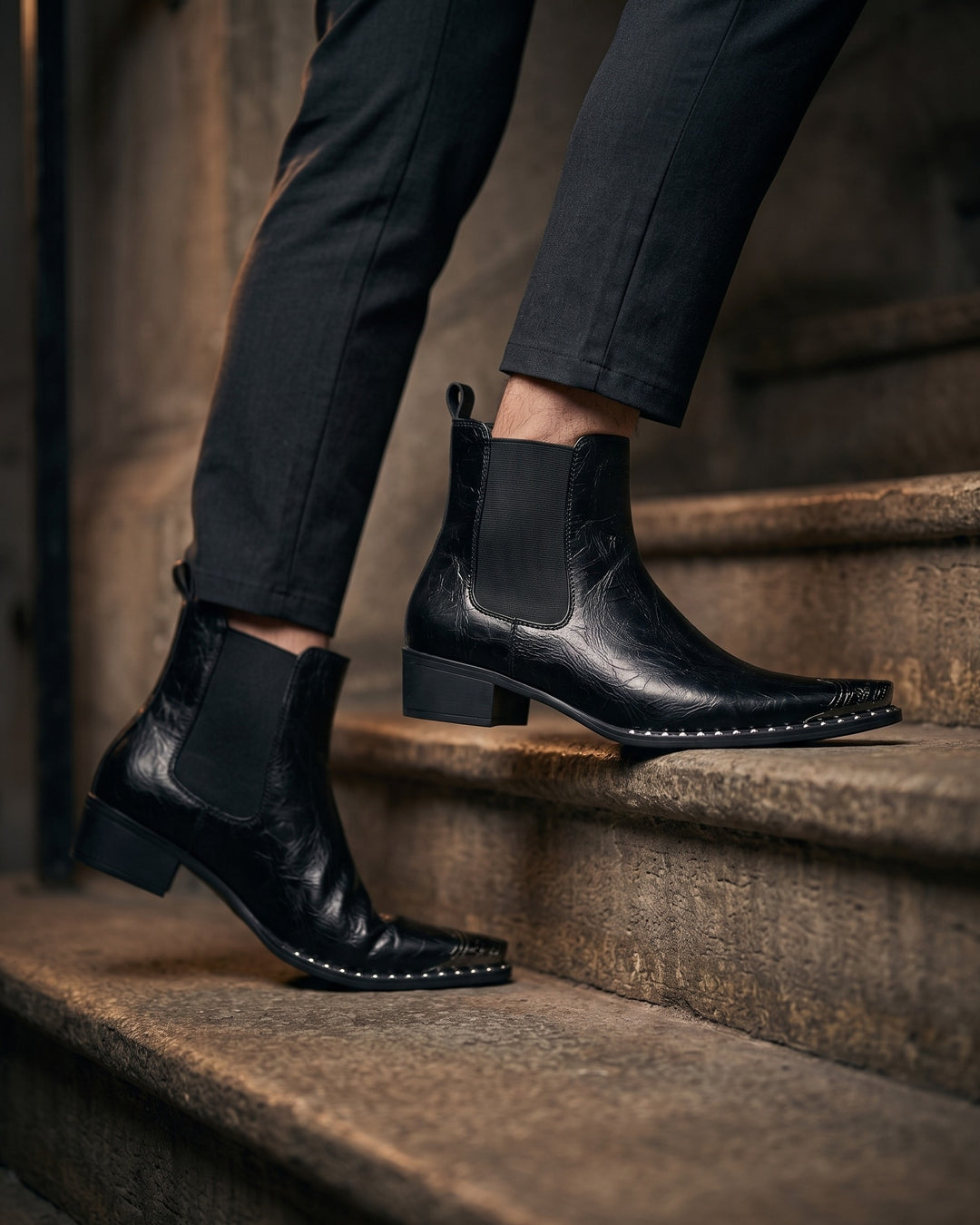 Fernanda Faux Leather Chelsea Boot