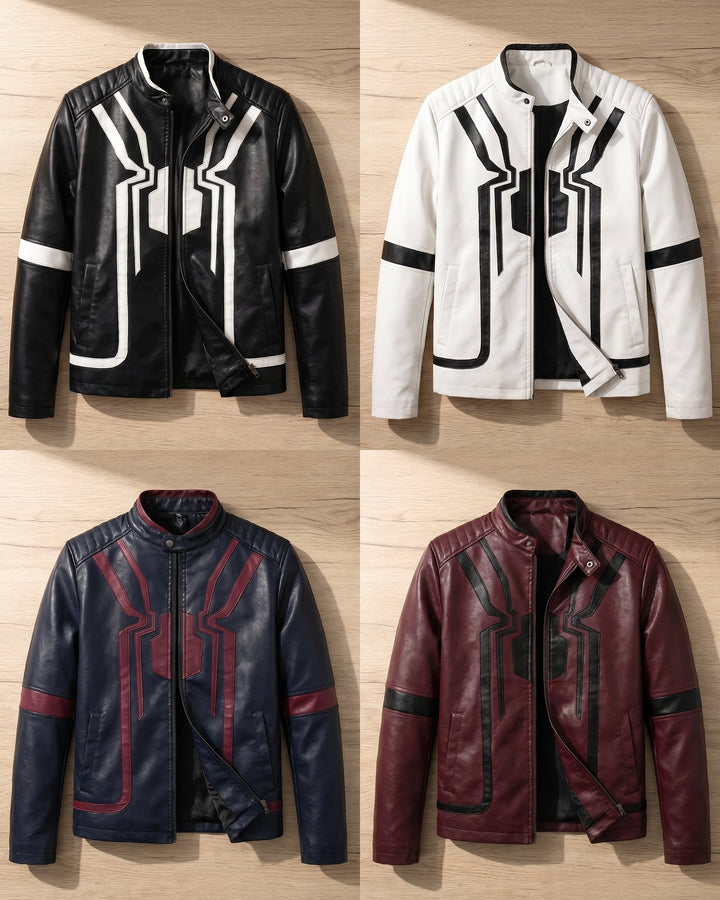 Maurizio Faux Leather Jacket