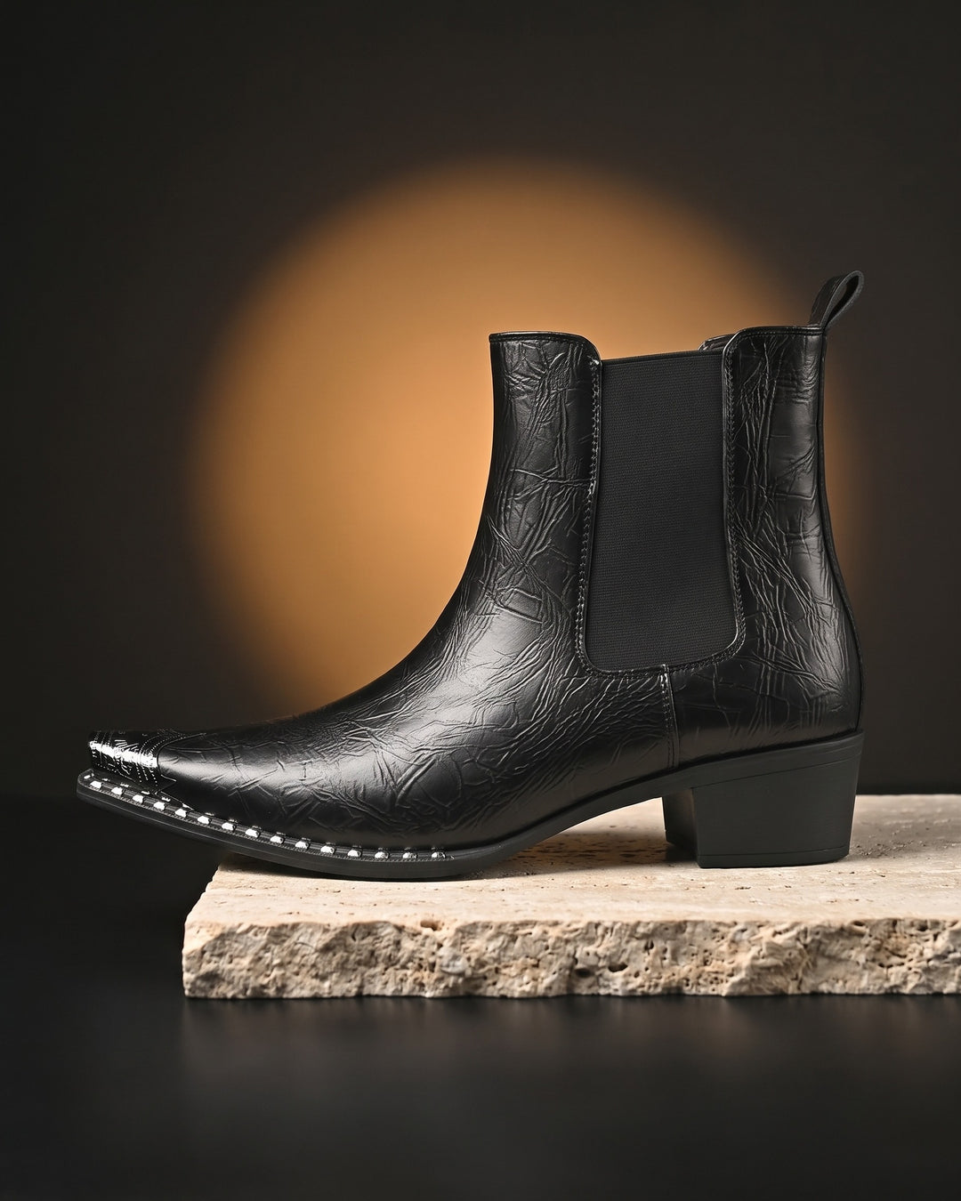 Fernanda Faux Leather Chelsea Boot