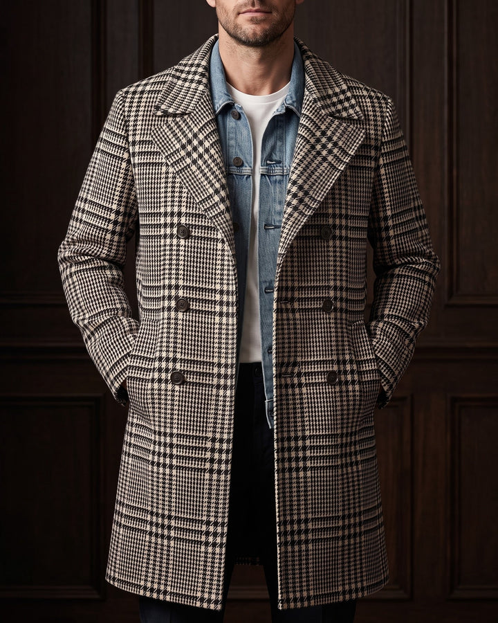 Gennaro Glen Plaid Overcoat