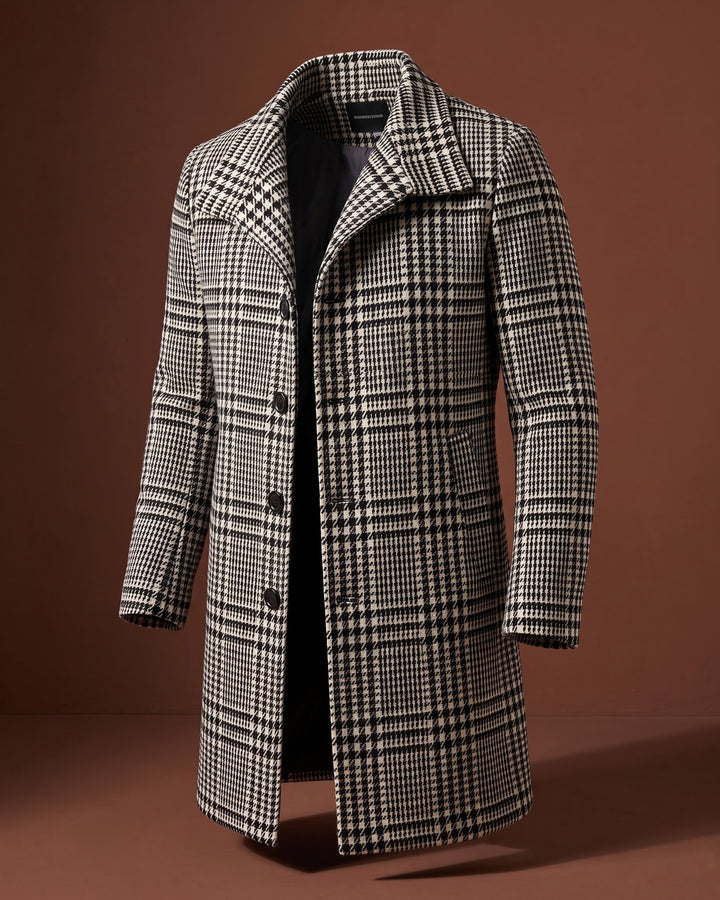 Gennaro Glen Plaid Overcoat