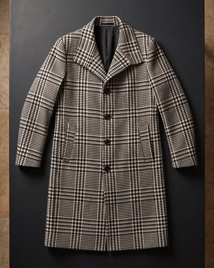 Gennaro Glen Plaid Overcoat