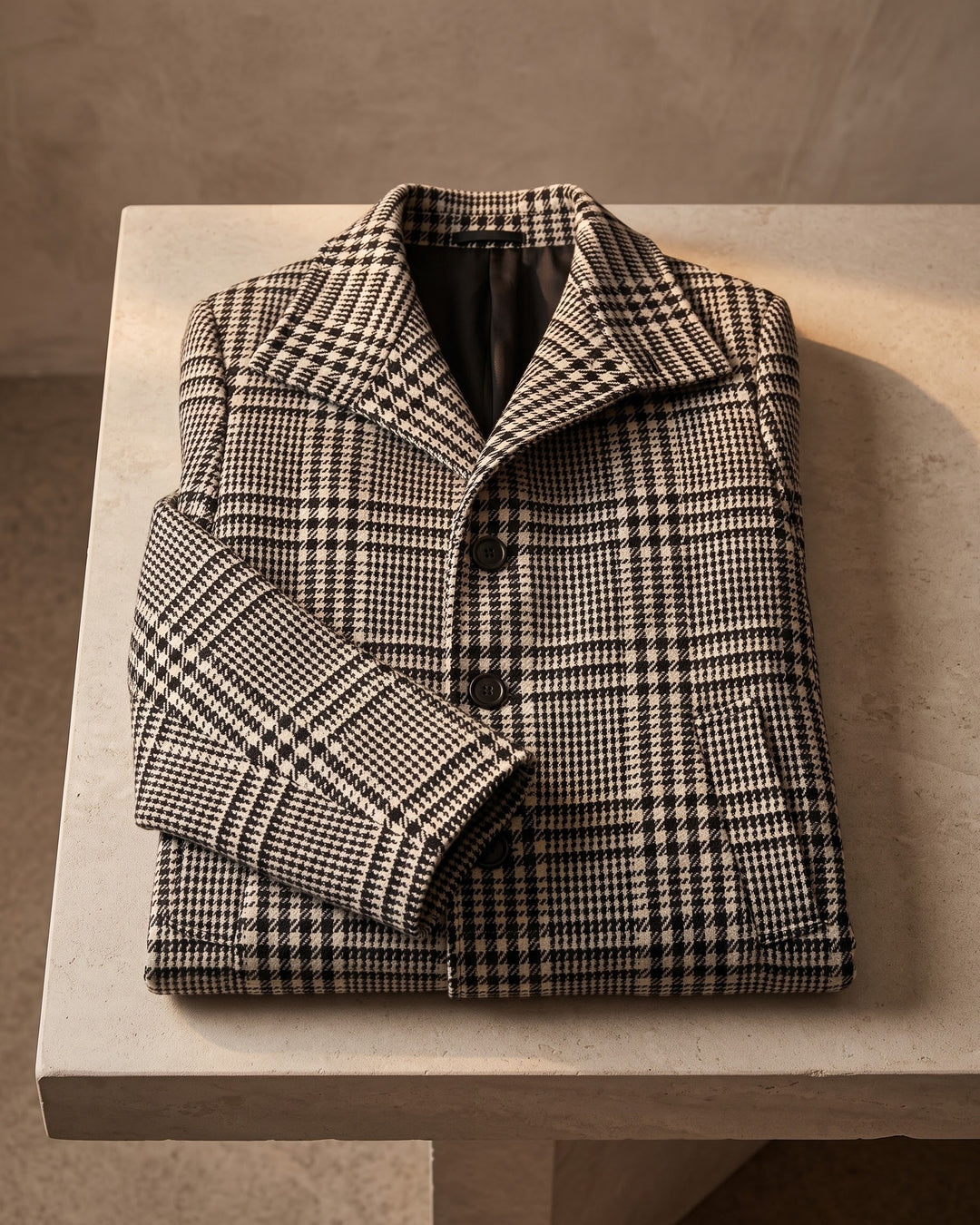 Gennaro Glen Plaid Overcoat