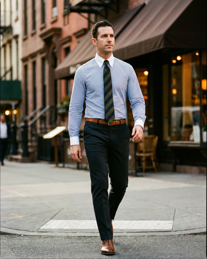 Rocco Striped Button-Down Shirt
