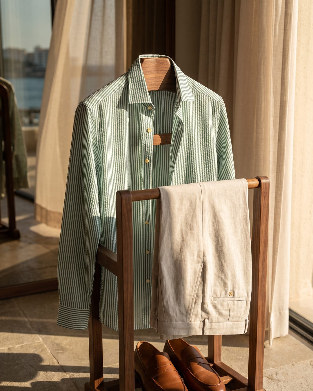 Pio Seersucker Dress Shirt
