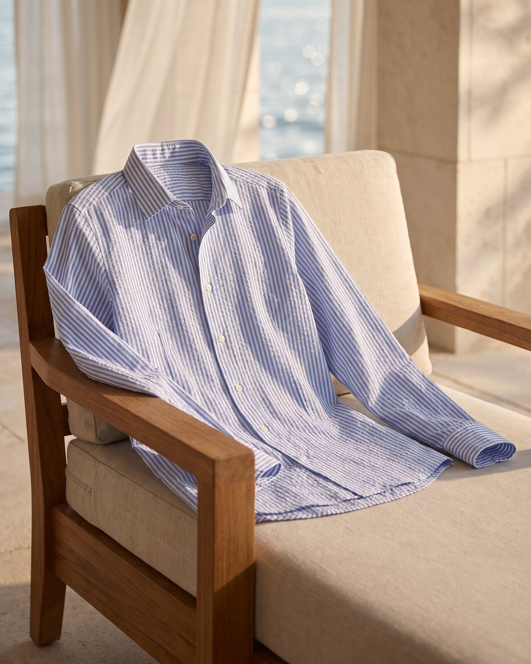 Pio Seersucker Dress Shirt