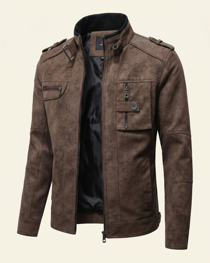 Valentino Leather Moto Jacket