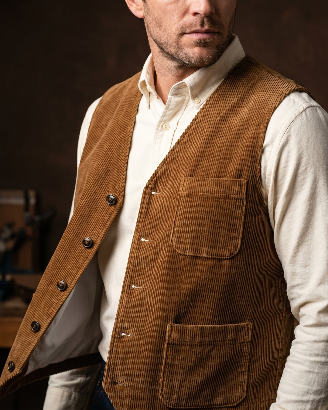 Ruben Corduroy Vest
