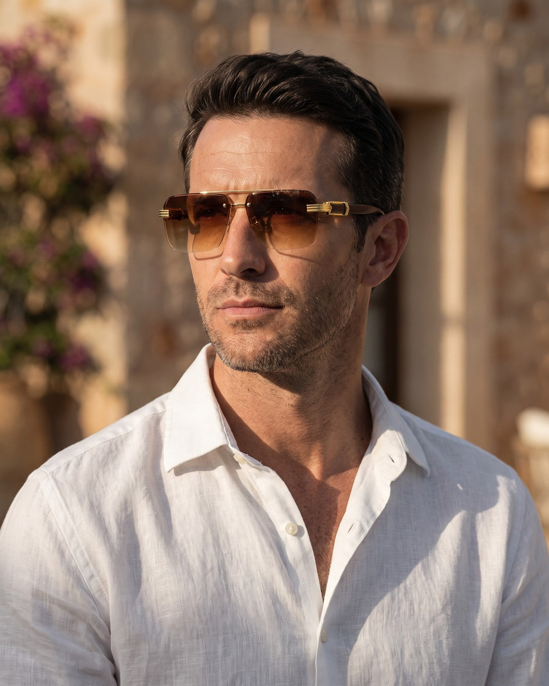 Tadeo Rimless Sunglasses