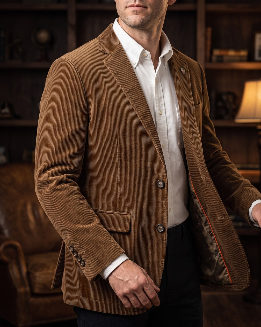 Riccardo Corduroy Cotton Blazer