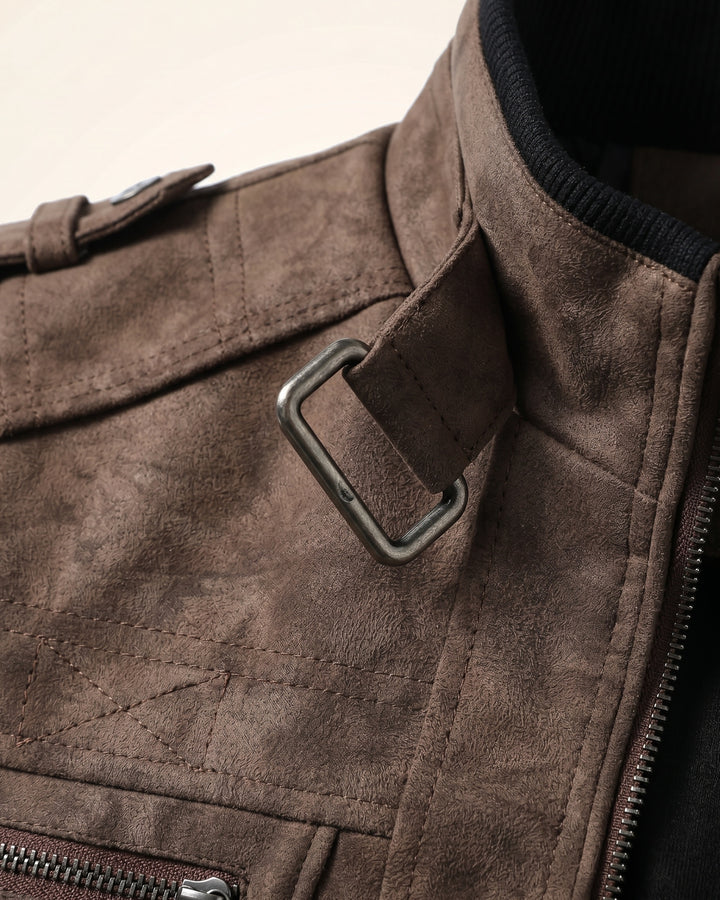 Valentino Leather Moto Jacket