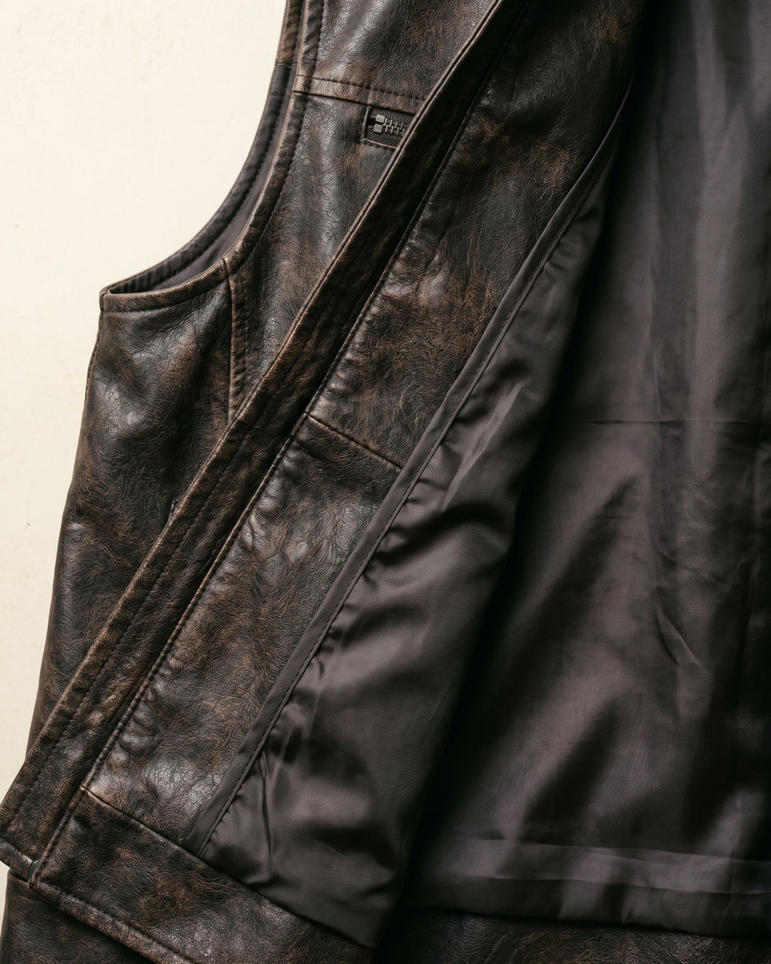 Vicente Faux Leather Vest