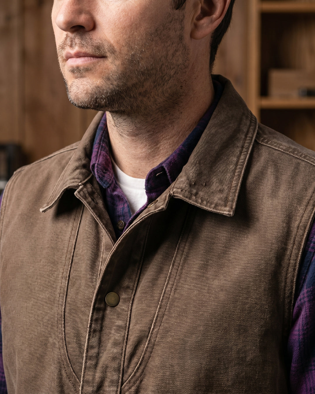 Edoardo Cotton Cargo Vest