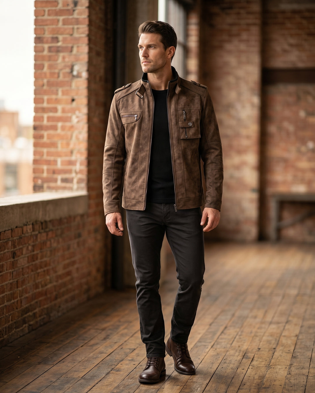 Valentino Leather Moto Jacket