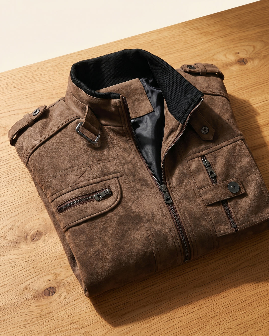 Valentino Leather Moto Jacket