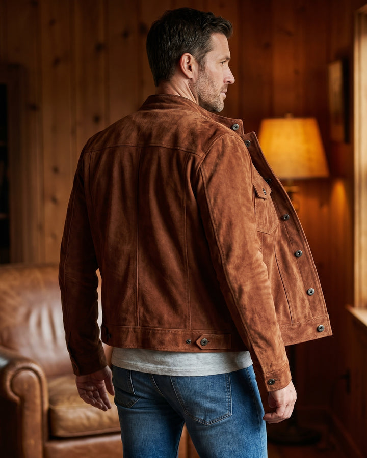 Vincenzo Suede Shirt Jacket