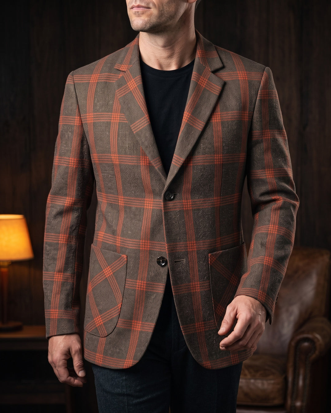 Carlo Windowpane Blazer