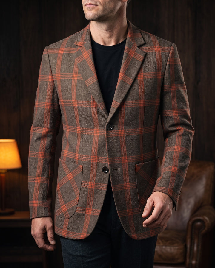 Carlo Windowpane Blazer
